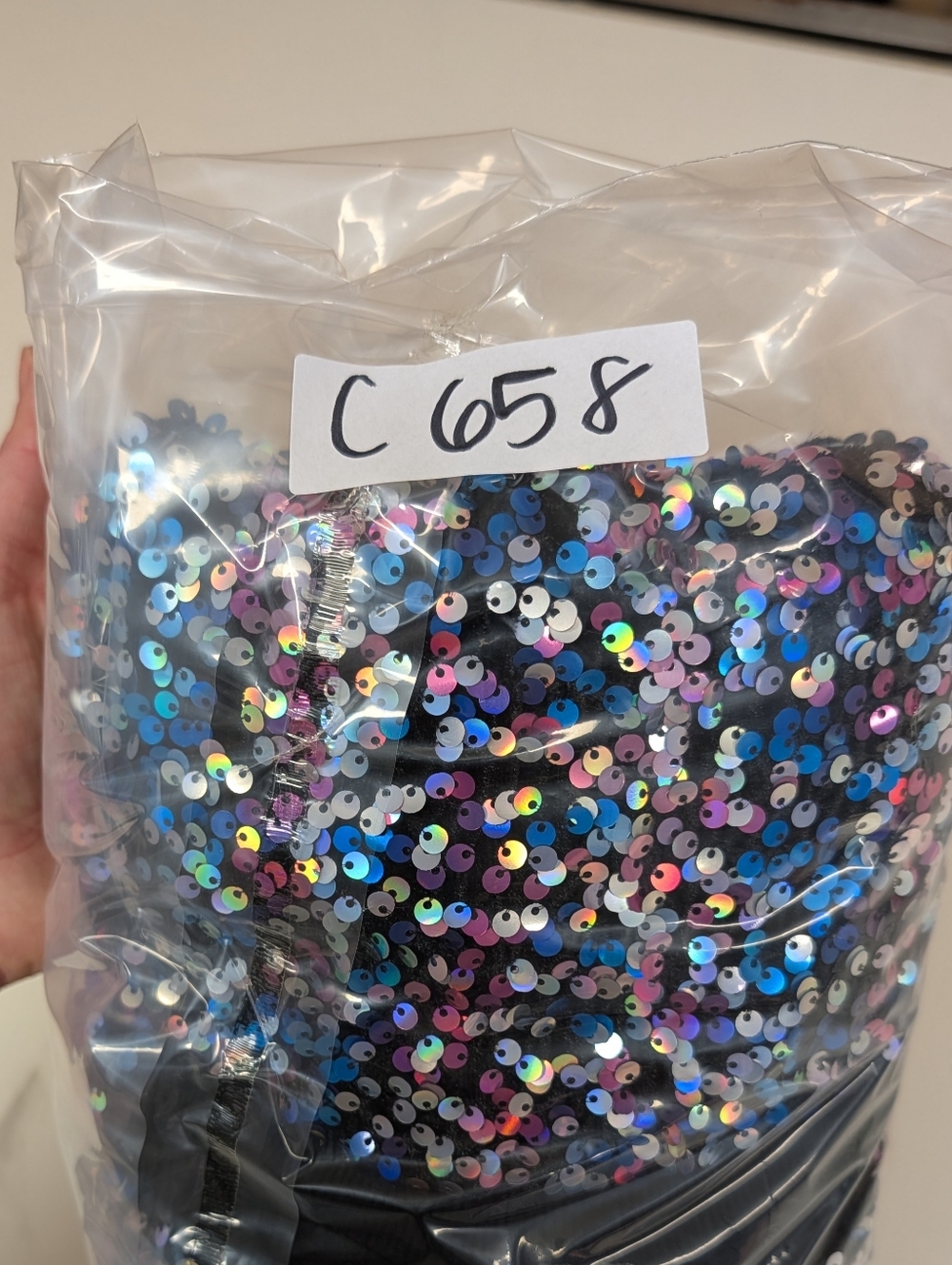 Anthropologie Sparkling Multicolor Sequin Sweatshirt Mini Dress - Picture 15 of 15